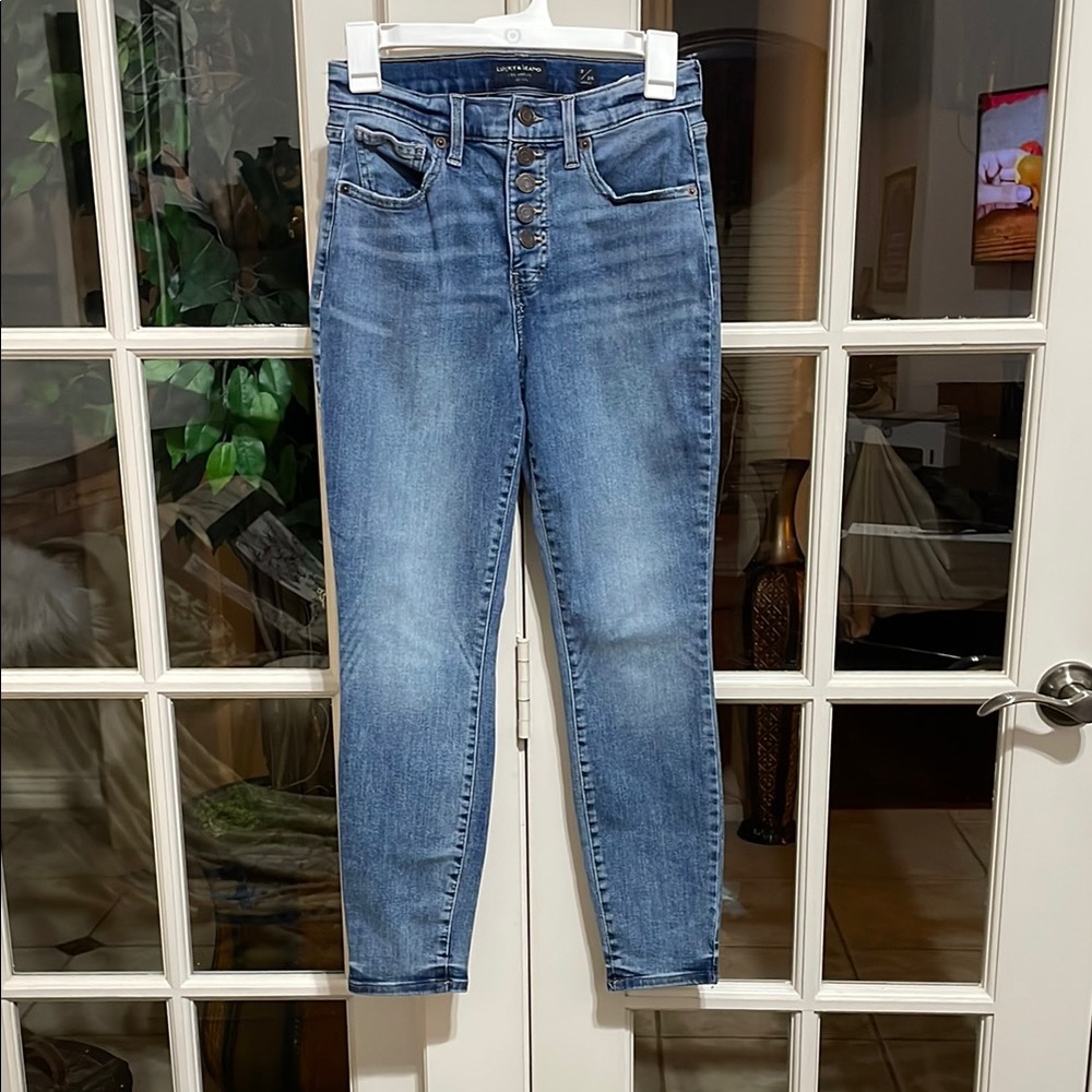 Lucky Brand High Rise Blue Jeans Size 2/26